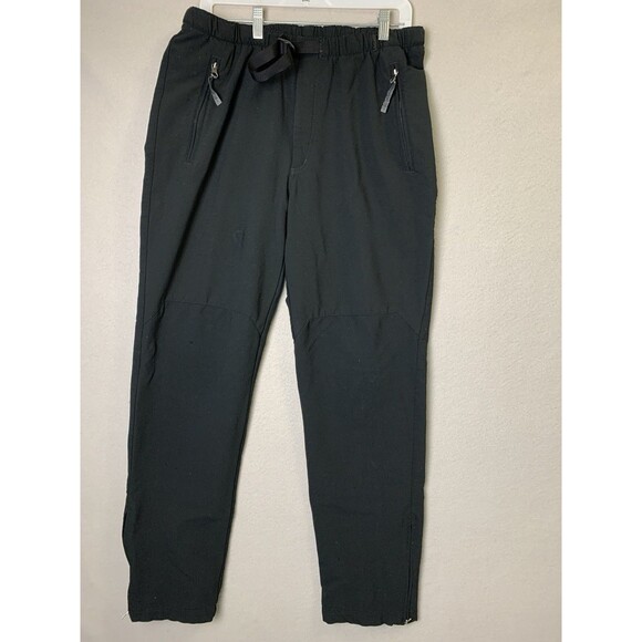 Ibex Pants Womens L Long Black SkiFans Schoeller Merino Wool Blend Softshell USA - Picture 1 of 10